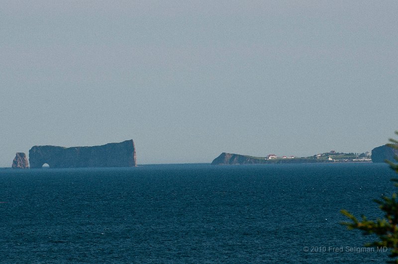 20100720_171446 Nikon D300.jpg - Perce rock and Bonaventure Island from distance